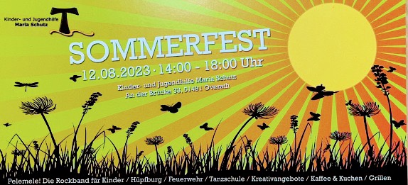 Sommerfest 2023 in der Kinder- und Jugendhilfe Maria Schutz